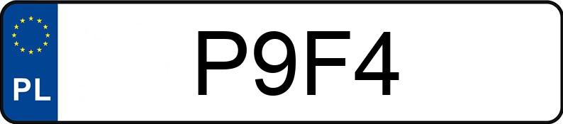 Numer rejestracyjny P9F4 posiada BUICK ELECTRA