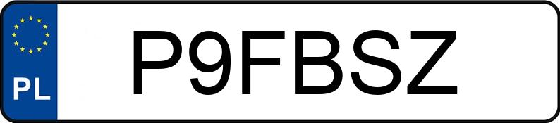 Numer rejestracyjny P9FBSZ posiada BMW M 3 Coupe 4.0 MR`06 E5 E92 M 3 Coupe 4.0 MR`06 E5 E92