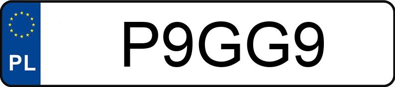 Numer rejestracyjny P9GG9 posiada MERCEDES-BENZ GLE 53 AMG MR`18 E6d V167 4Matic+