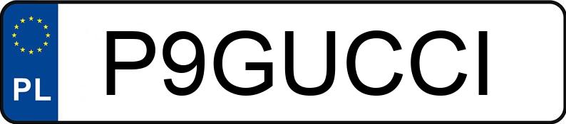 Numer rejestracyjny P9GUCCI posiada MERCEDES-BENZ 190 E 1.8 Kat. 201 190 E 1.8 Kat. 201