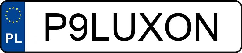Numer rejestracyjny P9LUXON posiada BMW Z 4 Roadster 3.0 MR`09 E5 E89 sDrive35i