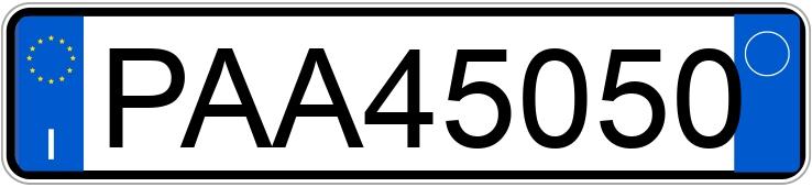 Numer rejestracyjny PAA45050 posiada FIAT Uno Numer rejestracyjny PAA45050 posiada FIAT Uno