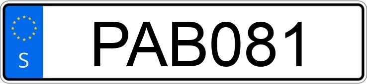 Numer rejestracyjny PAB081 posiada Audi A6 Avant 2.4