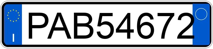 Numer rejestracyjny PAB54672 posiada FIAT Uno