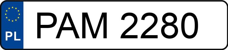 Numer rejestracyjny PAM 2280 posiada SHL 150 - PAM2280