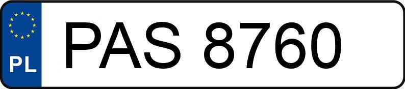 Numer rejestracyjny PAS 8760 posiada DAEWOO / FSO Polonez Plus Truck 1.6 Kat. 2.4t ROY 1D alum. - PAS8760
