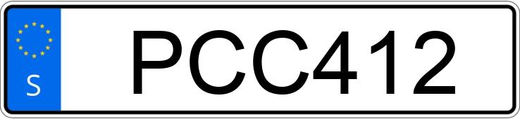 Numer rejestracyjny PCC412 posiada Fiat Ducato