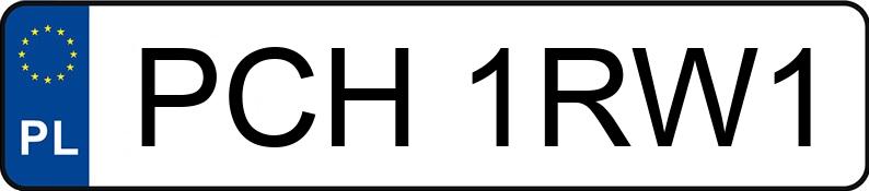 Numer rejestracyjny PCH 1RW1 posiada FORD TRANSIT - PCH1RW1