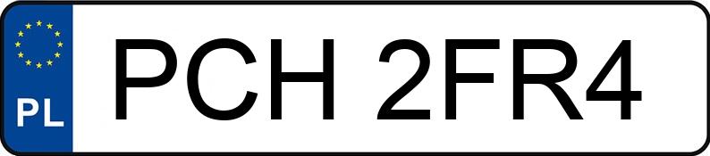 Numer rejestracyjny PCH 2FR4 posiada MERCEDES-BENZ 817 D - PCH2FR4