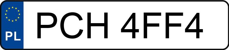 Numer rejestracyjny PCH 4FF4 posiada FORD FOCUS C-MAX - PCH4FF4