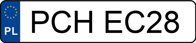 Numer rejestracyjny PCH EC28 posiada TOYOTA YARIS - PCHEC28 Numer rejestracyjny PCH EC28 posiada TOYOTA YARIS - PCHEC28