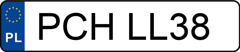 Numer rejestracyjny PCH LL38 posiada OPEL MERIVA - PCHLL38 Numer rejestracyjny PCH LL38 posiada OPEL MERIVA - PCHLL38