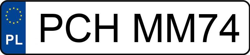 Numer rejestracyjny PCH MM74 posiada BMW 318D - PCHMM74