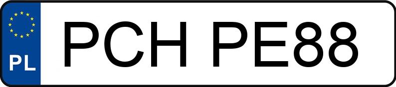 Numer rejestracyjny PCH PE88 posiada NISSAN X-TRAIL - PCHPE88