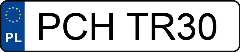 Numer rejestracyjny PCH TR30 posiada PEUGEOT 208 - PCHTR30