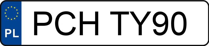 Numer rejestracyjny PCH TY90 posiada MERCEDES-BENZ ACTROS - PCHTY90