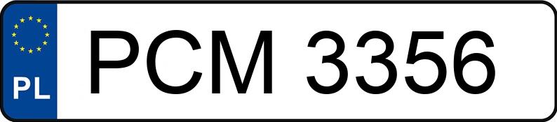 Il numero di registrazione PCM 3356 ha FSM 126p FL 650 - PCM3356