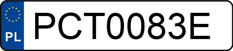 Numer rejestracyjny PCT 0083E posiada FORD MONDEO - PCT0083E