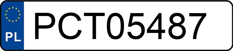 Numer rejestracyjny PCT 05487 posiada OPEL CORSA 1.2 KAT - PCT05487