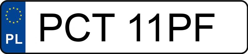 Numer rejestracyjny PCT 11PF posiada OPEL OMEGA 2.5 TD - PCT11PF