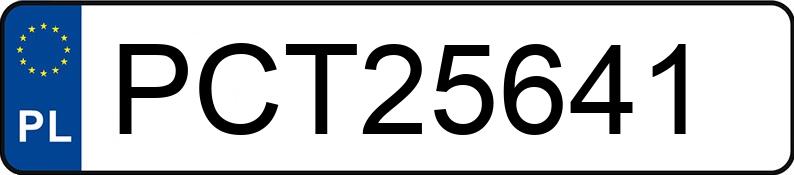 Numer rejestracyjny PCT 25641 posiada VOLKSWAGEN Golf IV Variant 1.9 TDI MR`97 E3 Trendline - PCT25641