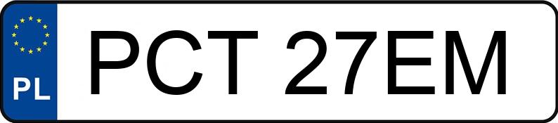 Numer rejestracyjny PCT 27EM posiada FSM-BIELSKO BIAŁA 126 - PCT27EM