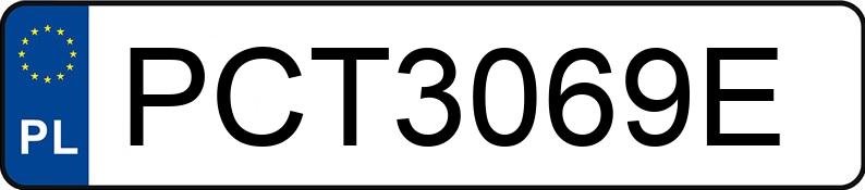 Numer rejestracyjny PCT 3069E posiada PEUGEOT 308 1.6 MR`07 E4 Premium 120 - PCT3069E