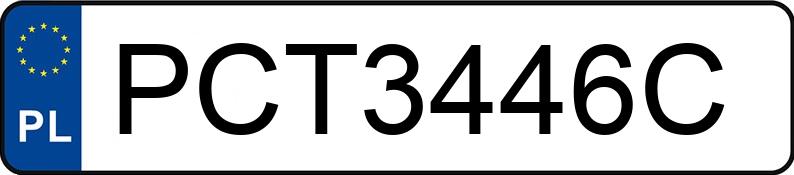 Numer rejestracyjny PCT3446C posiada SAAB 9-3 Sport Kombi 1.9 TiDS MR`08 E4 Vector PF Aut.