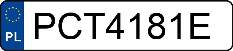 Numer rejestracyjny PCT 4181E posiada BMW 320 D - PCT4181E Numer rejestracyjny PCT 4181E posiada BMW 320 D - PCT4181E