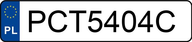 Numer rejestracyjny PCT 5404C posiada LEXUS GS 300 MR`05 E4 Elegance - PCT5404C