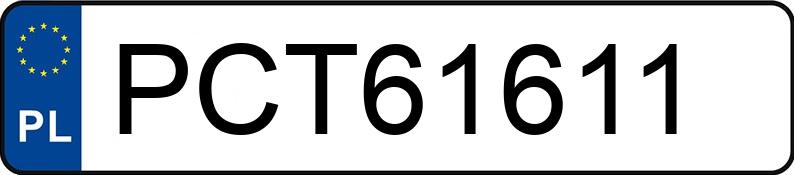 Numer rejestracyjny PCT 61611 posiada AUDI A3 1.9 TDi MR`06 E4 8P Ambiente - PCT61611