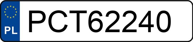 Numer rejestracyjny PCT 62240 posiada BMW 540i Kat. MR`01 E39 540i Kat. MR`01 E39 - PCT62240