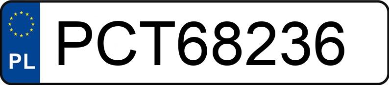 Numer rejestracyjny PCT 68236 posiada VOLVO S60 - PCT68236