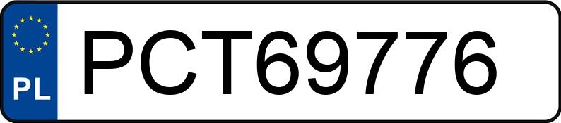 Numer rejestracyjny PCT 69776 posiada PEUGEOT 3008 - PCT69776