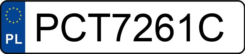 Numer rejestracyjny PCT 7261C posiada MERCEDES-BENZ C 180 - PCT7261C