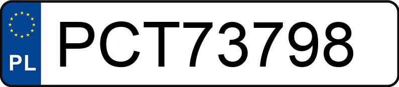 Numer rejestracyjny PCT 73798 posiada VOLKSWAGEN PASSAT - PCT73798