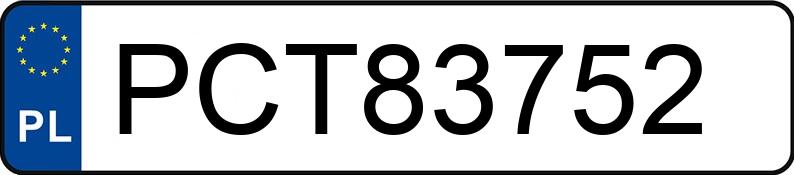 Numer rejestracyjny PCT 83752 posiada FORD Galaxy 2.0 TDCi MR`06 E4 Ghia - PCT83752