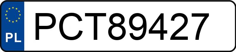 Numer rejestracyjny PCT 89427 posiada AUDI A5 - PCT89427 Numer rejestracyjny PCT 89427 posiada AUDI A5 - PCT89427