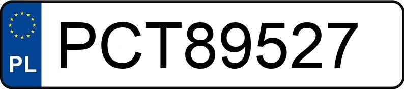 Numer rejestracyjny PCT 89527 posiada NISSAN KUBISTAR - PCT89527