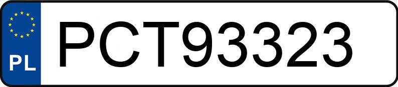 Реєстраційний номер PCT 93323 має MINI [BMW] Mini 1.6 MR`01 E3 One - PCT93323