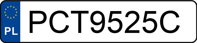 Numer rejestracyjny PCT 9525C posiada BMW 320 - PCT9525C