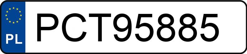 Numer rejestracyjny PCT 95885 posiada VOLKSWAGEN Passat CC MR`08 E5 4MOTION DSG - PCT95885