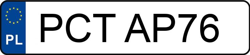 Numer rejestracyjny PCT AP76 posiada BARTON Skutery do 50 Scalpel - PCTAP76