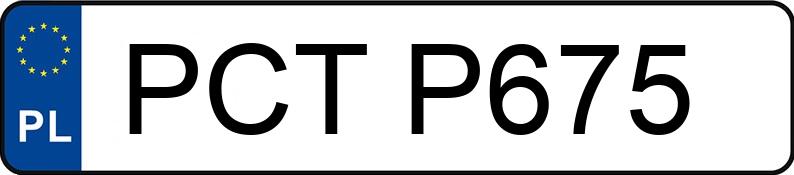 Numer rejestracyjny PCT P675 posiada VOLKSWAGEN Golf II 1.8i Kat. GL - PCTP675 Numer rejestracyjny PCT P675 posiada VOLKSWAGEN Golf II 1.8i Kat. GL - PCTP675