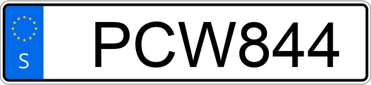 Numer rejestracyjny PCW844 posiada Mercedes-Benz A 180