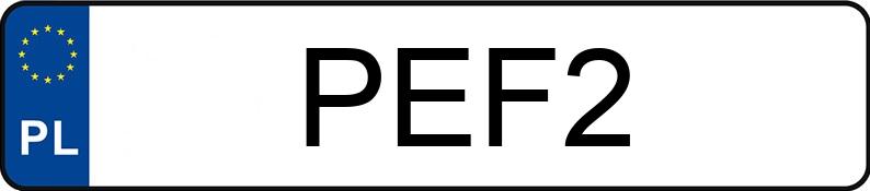 Numer rejestracyjny PEF 2 posiada AUDI S3 - PEF2 Numer rejestracyjny PEF 2 posiada AUDI S3 - PEF2