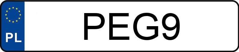 Numer rejestracyjny PEG 9 posiada RAM 1500 - PEG9 Numer rejestracyjny PEG 9 posiada RAM 1500 - PEG9