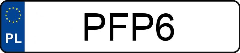 Numer rejestracyjny PFP 6 posiada DODGE CHALLENGER - PFP6