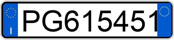 Numer rejestracyjny PG615451 posiada FIAT Panda 1a serie Numer rejestracyjny PG615451 posiada FIAT Panda 1a serie