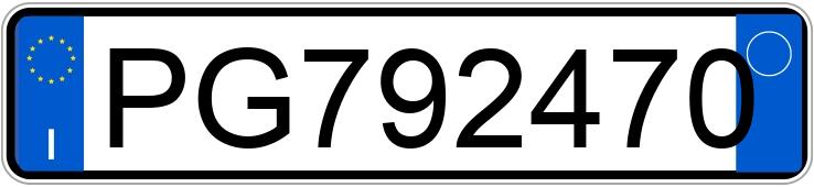 Numer rejestracyjny PG792470 posiada FIAT Panda 1a serie